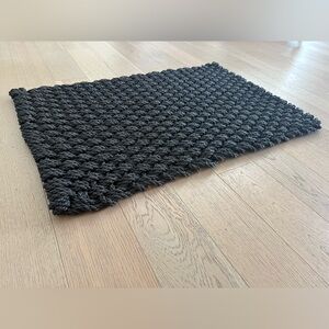 black Rope Door Mat